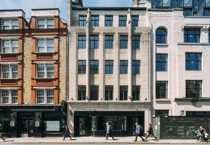 The building at 140 Wardour Street, Workpad (Managed, PROVIDER CAN TOUR) in Soho, W1 - London