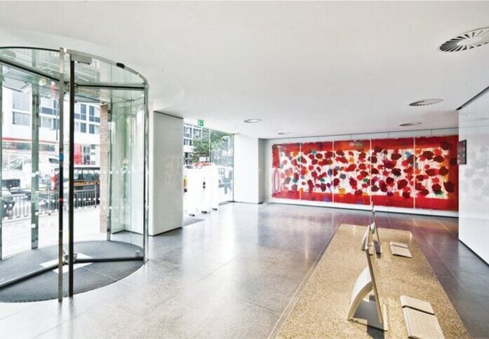 Reception in Euston Road, Romulus Shortlands Limited, NW1 - London