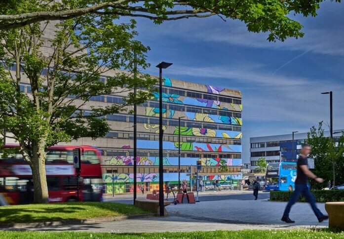 Building external for Frobisher House, FigFlex Offices Ltd, Southampton, SO14 - South East