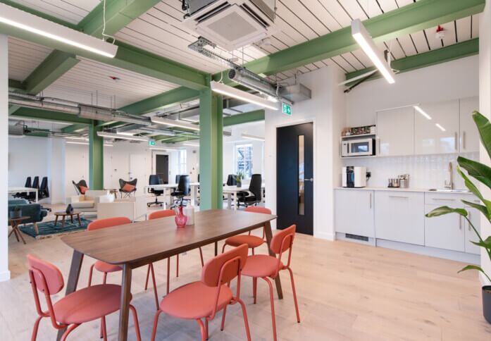 Kitchenette at St John's Lane, Canvas Offices in Farringdon, EC1 - London