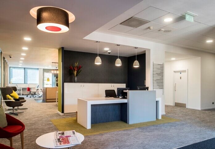 Reception in Robert Robinson Avenue, Regus, Oxford