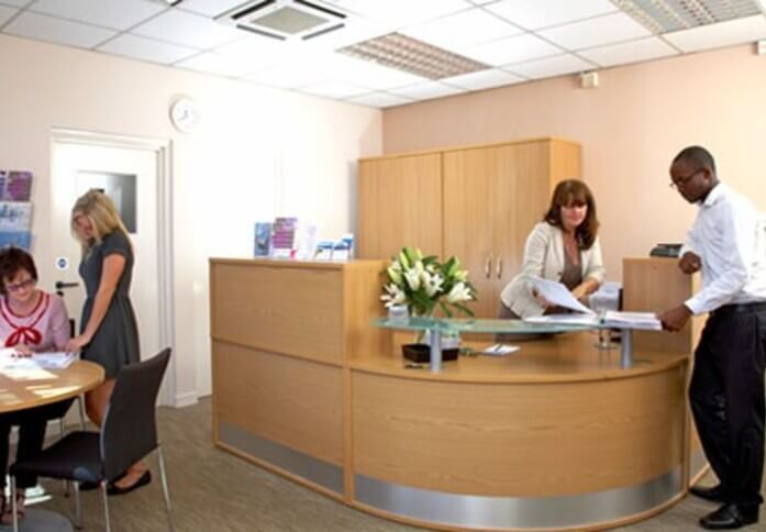 The reception at Lovet Road, REM Properties Ltd in Harlow