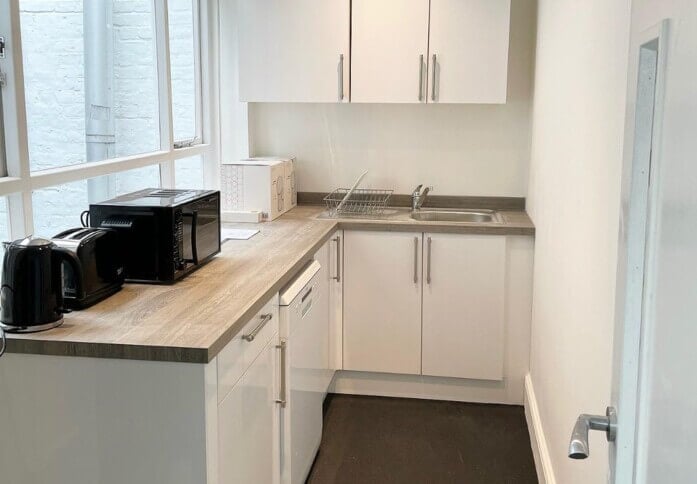 Kitchenette at King's Road, Nammu Workplace Ltd in Chelsea