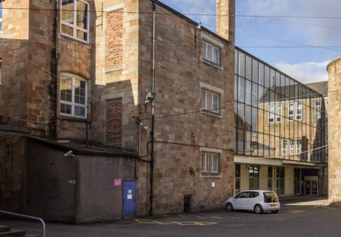 The building at Harmony Row, Govan Workspace in Glasgow