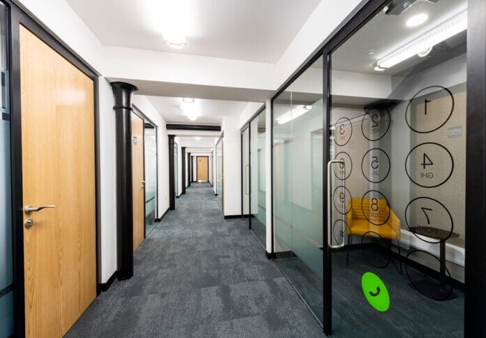 Hallway area at Andersons Road, Pure Offices in Edinburgh, EH1