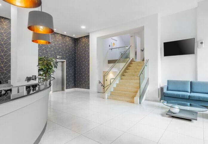 Reception area at Soho Square, Regus in W1 - London