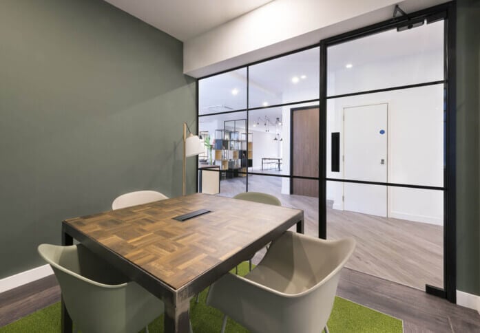 Boardroom at Chiswell Street, Unity Flexible Office Space, Moorgate