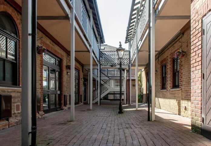 A courtyard in Brighton Road, Needspace Limited, Horsham