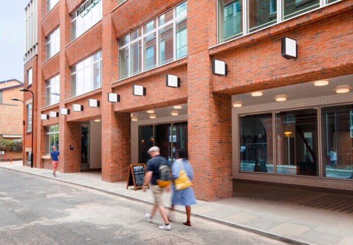 Building external for Baldwin Gardens, Workspace Group Plc, Farringdon