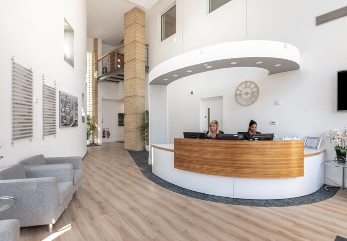 Reception in Thames Valley Park Drive, Regus, Reading