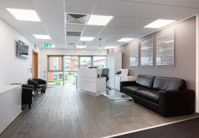 Reception in Orbital Plaza, Regus, Cannock