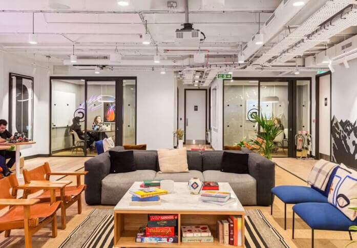 A breakout area in Moorgate, Flex By Mapp LLP, EC2 - London