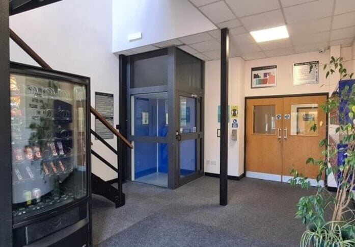 Foyer area at Mount Pleasant Road, Freedom Works Ltd in Southampton