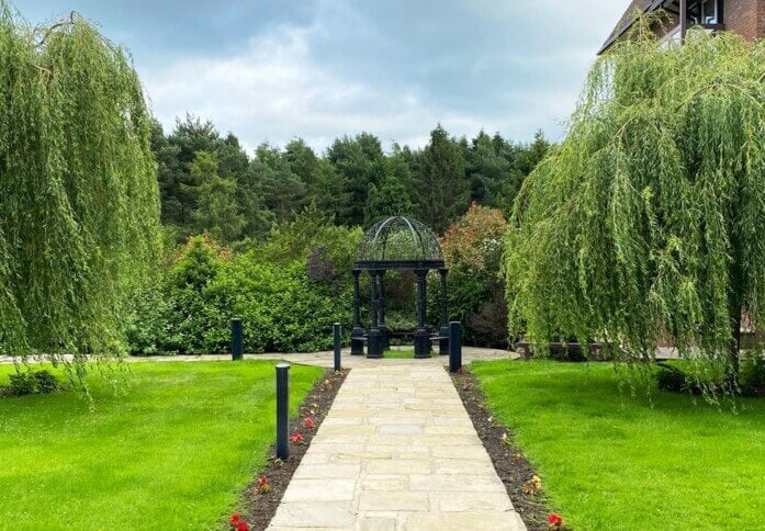 Roof terrace in Otley Road, Mercure Leeds Parkway Hotel Ltd, Leeds, LS1