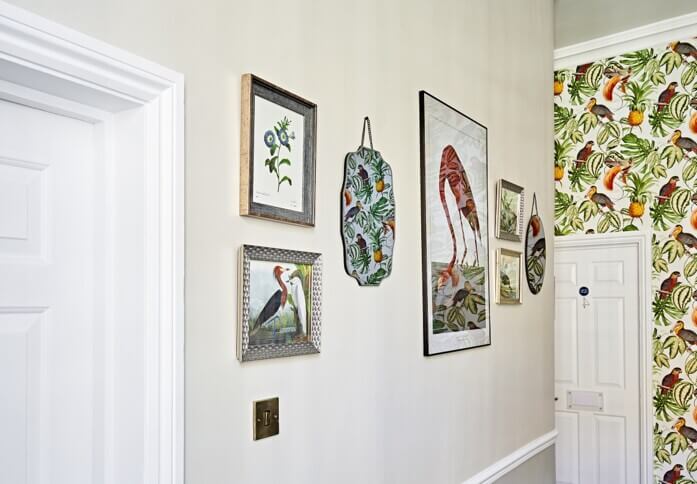 The hallway in Percy Street, Podium Space Ltd, Noho