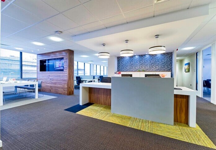 Reception at Pinfold Street, Regus in Sheffield