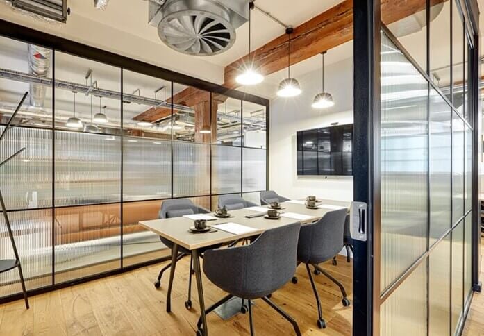 Boardroom at Commercial St, Clockwise River Limited in Edinburgh