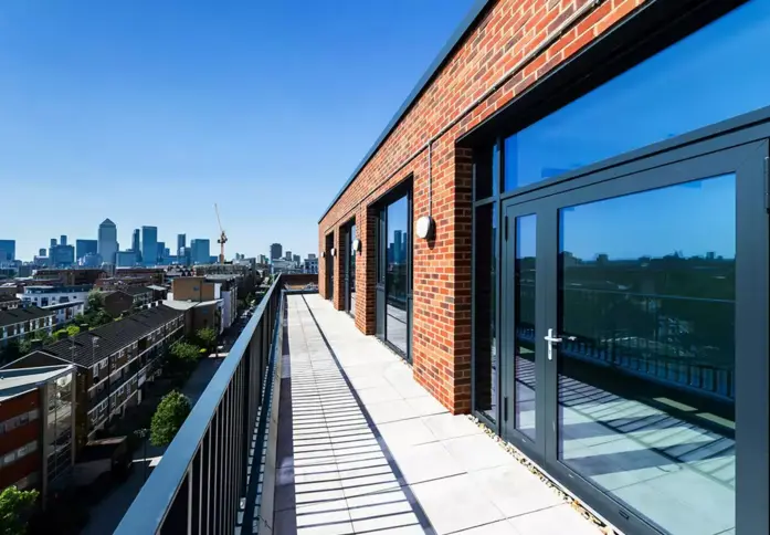 Roof terrace - Lock Studios, Workspace Group Plc in Bow, E3 - London