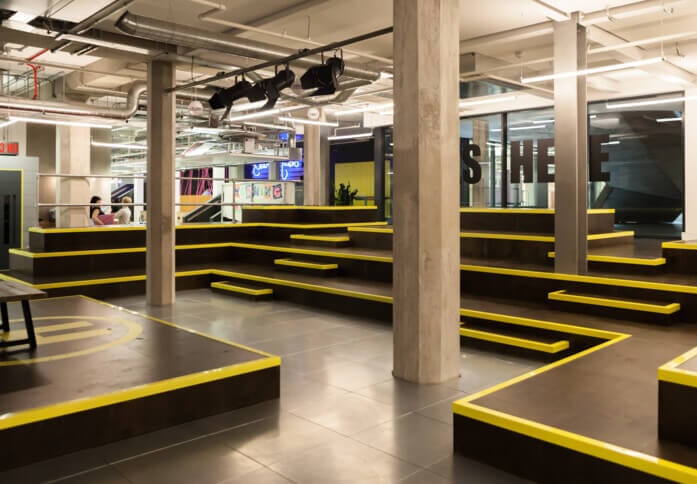 Event space in Finsbury Square, Huckletree (Moorgate)