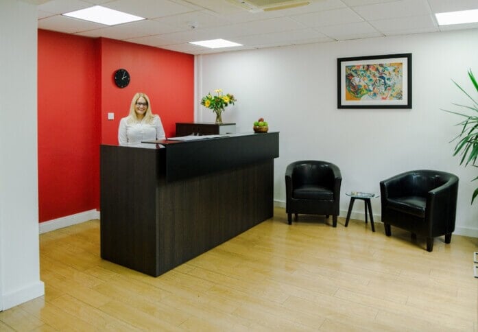 Reception area at Boston Manor Road, Airivo Ltd in Brentford