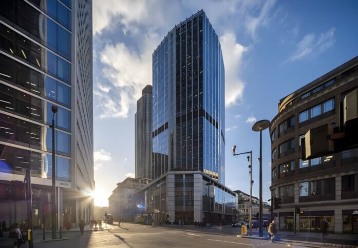 Building external for Bishopsgate, Landmark Space, EC1 - London