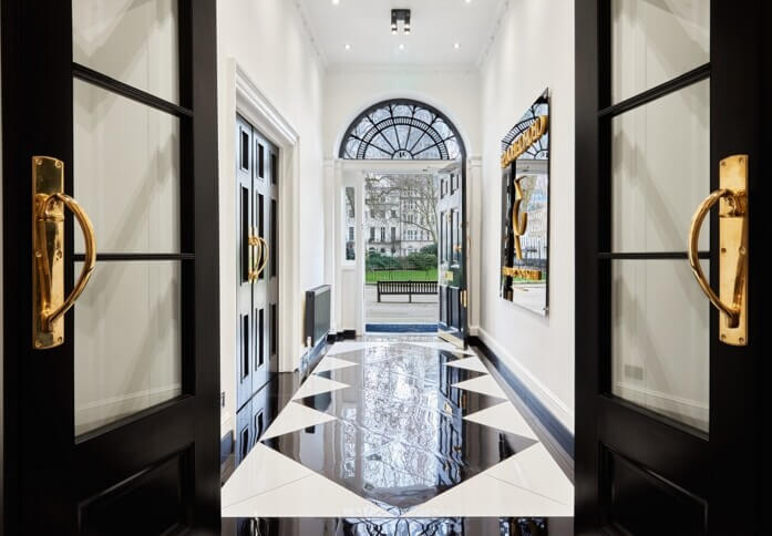 The hallway in Fitzroy Square, Workpad Group Ltd, Fitzrovia