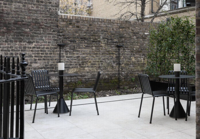 Outdoor space at Bloomsbury Place, Workpad Group Ltd (WC1 - London)