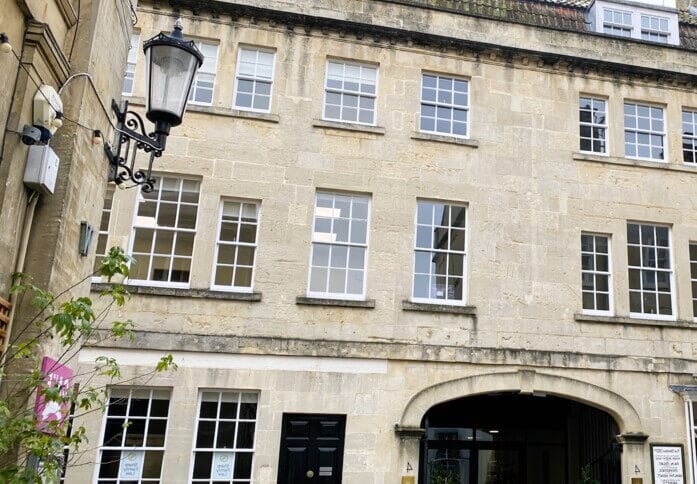 The building at Queen Street, United Business Centres, Bath, BA1