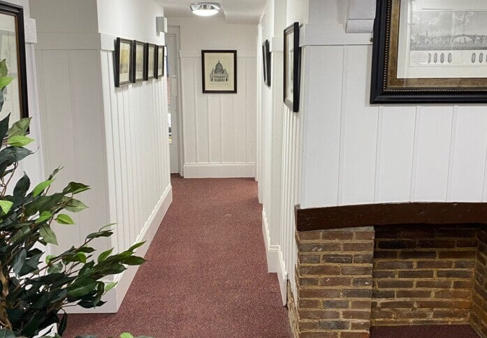 The hallway at High Street, Surrey & Bucks Business Centres in Leatherhead, KT22