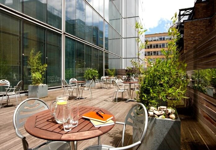 Outdoor space at Tottenham Court Road, Regus