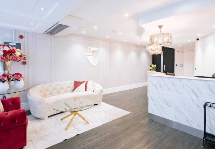 Reception area at Upper Berkeley Street, One Avenue Group in Marble Arch, NW1 - London