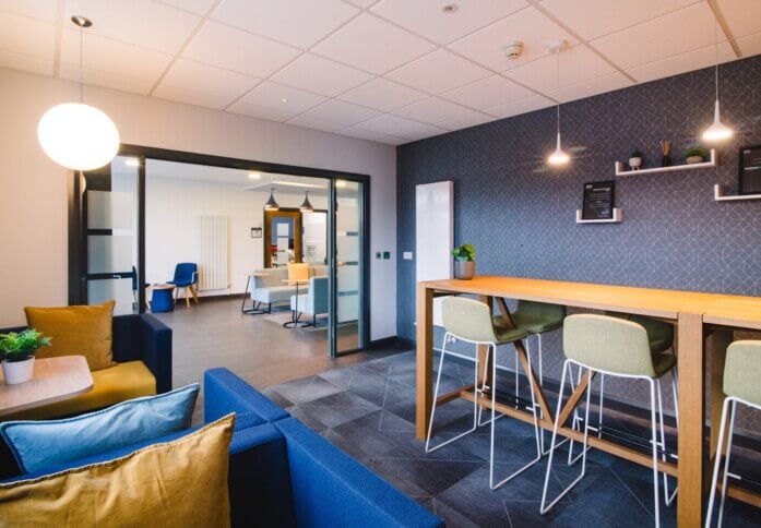 The breakout area - Plato Close, Pure Offices (Warwick)