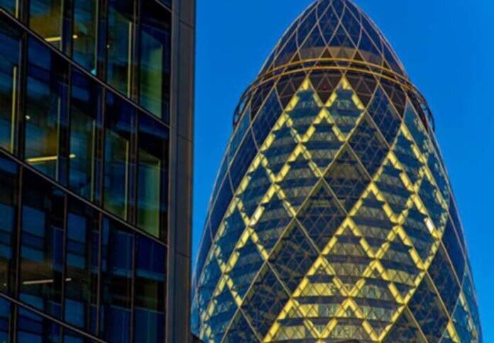 The building at St Mary Axe, Regus in Bishopsgate