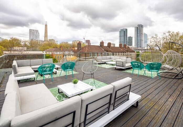 Roof terrace at 69 Old Street (Formerly The Space), Landmark Space in Old Street, EC1 - London