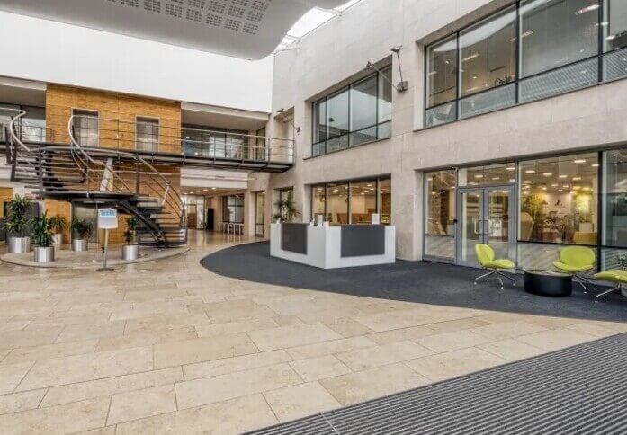 Reception area at Hillswood Drive, Regus in Chertsey