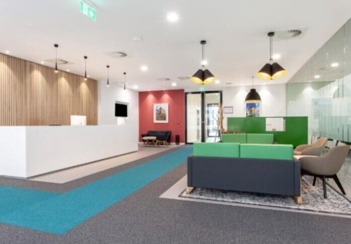 Reception at Ashley Park House, Regus in Walton On Thames, KT12 - South East