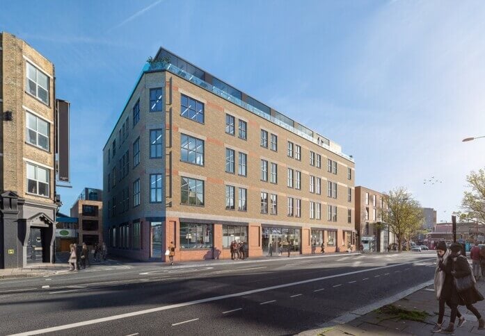 The building at Mare Street, Workspace Group Plc, Hackney