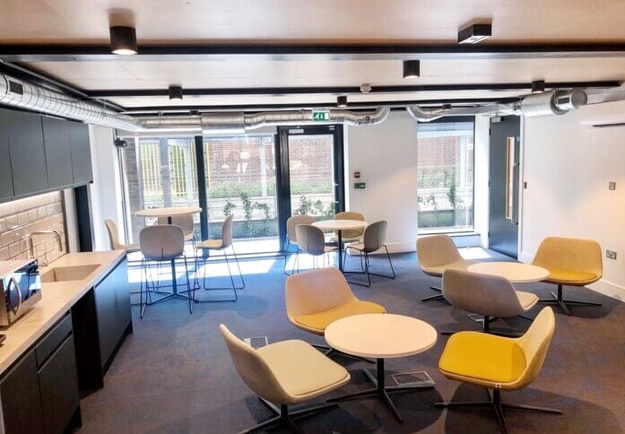 Breakout area at Watergate Walk, The Serviced Office Company in Canary Wharf