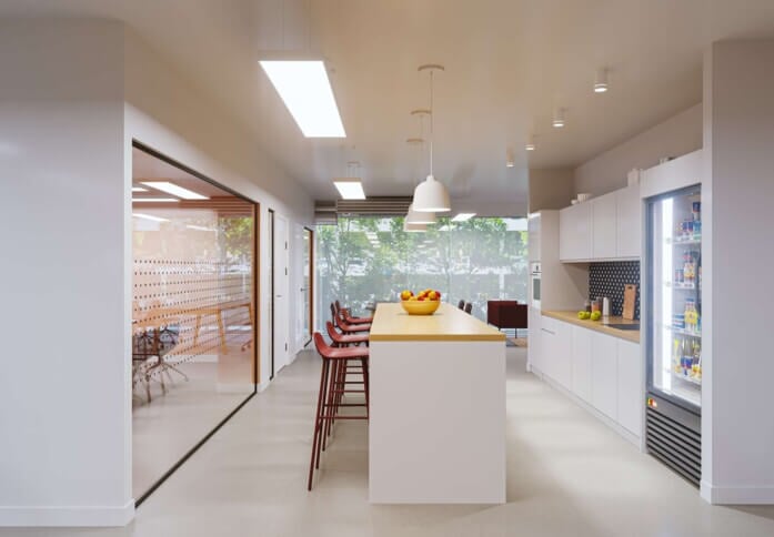 Kitchen at Kitt Technology Limited in Tottenham Court Road