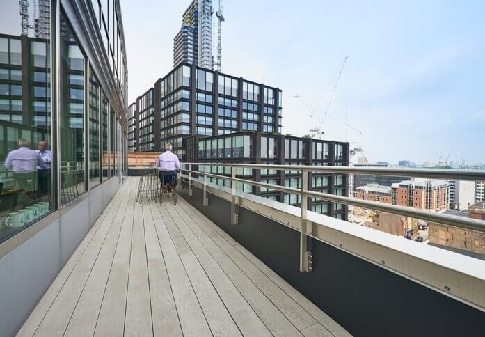 Balcony/terrace Appold Street, Mindspace, Shoreditch