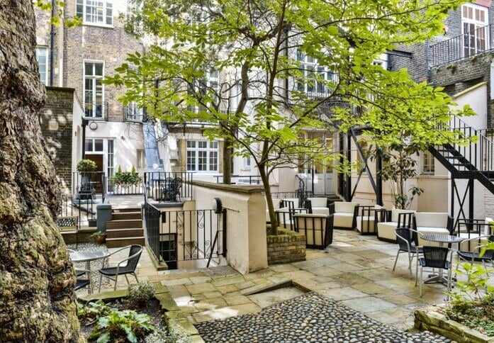 Outdoor area at Grosvenor Street, The Argyll Club (LEO) in Mayfair