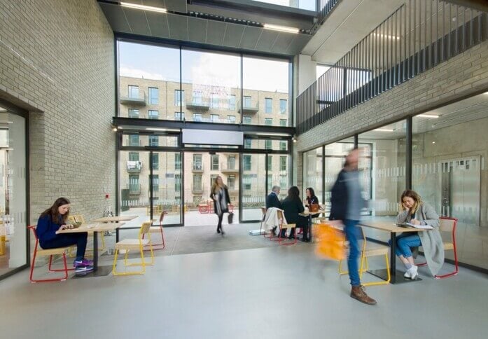 Atrium area at Ladbroke Grove, Workspace Group Plc