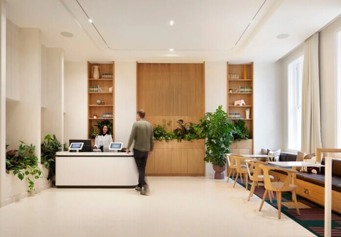 Reception area at Grosvenor Gardens, X & Why Ltd in Victoria, SW1 - London