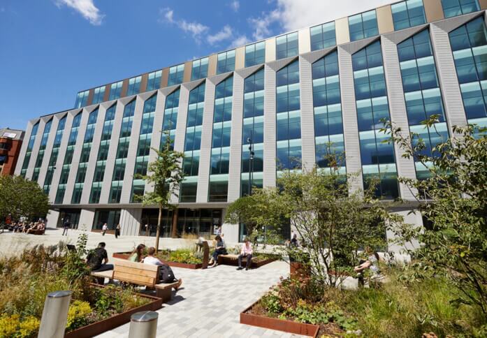 Outside breakout area - Brazennose Street, Cubo Holdings Limited, Manchester, M1