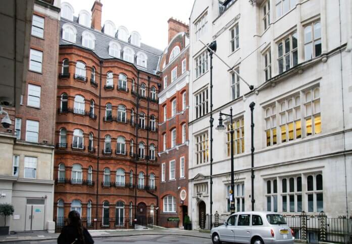 Building external for Curzon Street, Business Cube Management Solutions Ltd, Mayfair