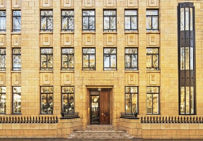 The building at Red Lion Square, The Office Group Ltd. (FORA) in Holborn