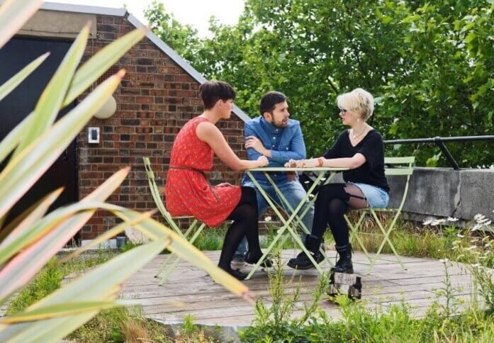 Outdoor area at Grays Inn Road, The Boutique Workplace Company in King's Cross