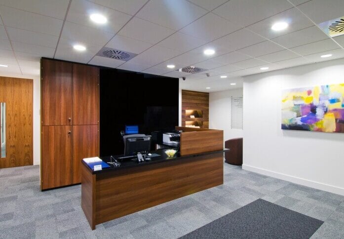 Reception in Esplanade, Regus, St Helier