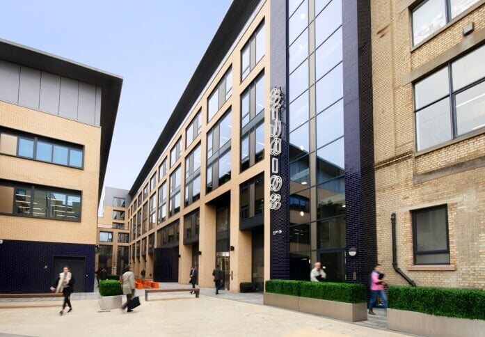 The building at Durham Street, Workspace Group Plc in Oval