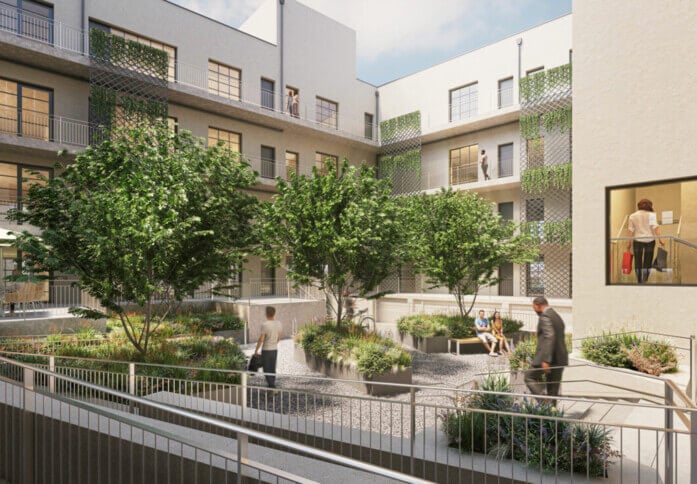 A courtyard in Putney Bridge Road, Flex By Mapp LLP, SW15 - London